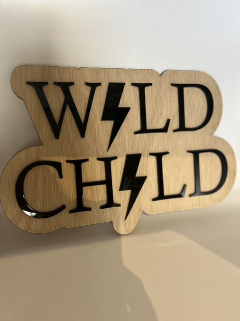 Wild Child Wall Sign
